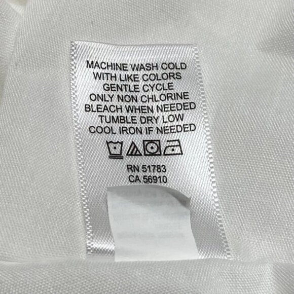 Maurices Summer Tank Blouse Women's XL White Sleeveless Eyelet Lace Top NWT - Picture 4 of 9